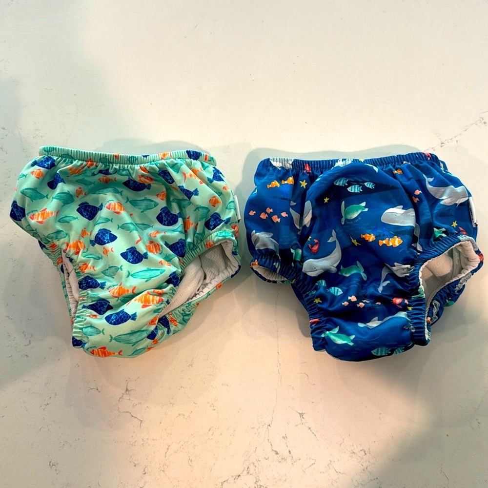 Green sprouts Swim diapers set of 2
